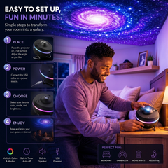 Projecteur Galaxy 13 en 1 – Ciel Étoilé, Nébuleuse