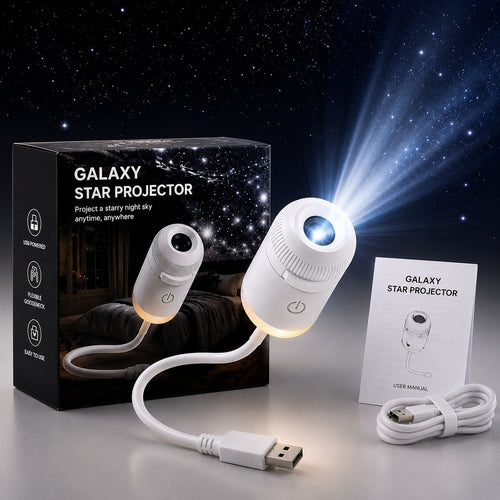 projecteur ciel étoilé Douchity™ avec boîte et accessoires, créez une ambiance galactique relaxante.